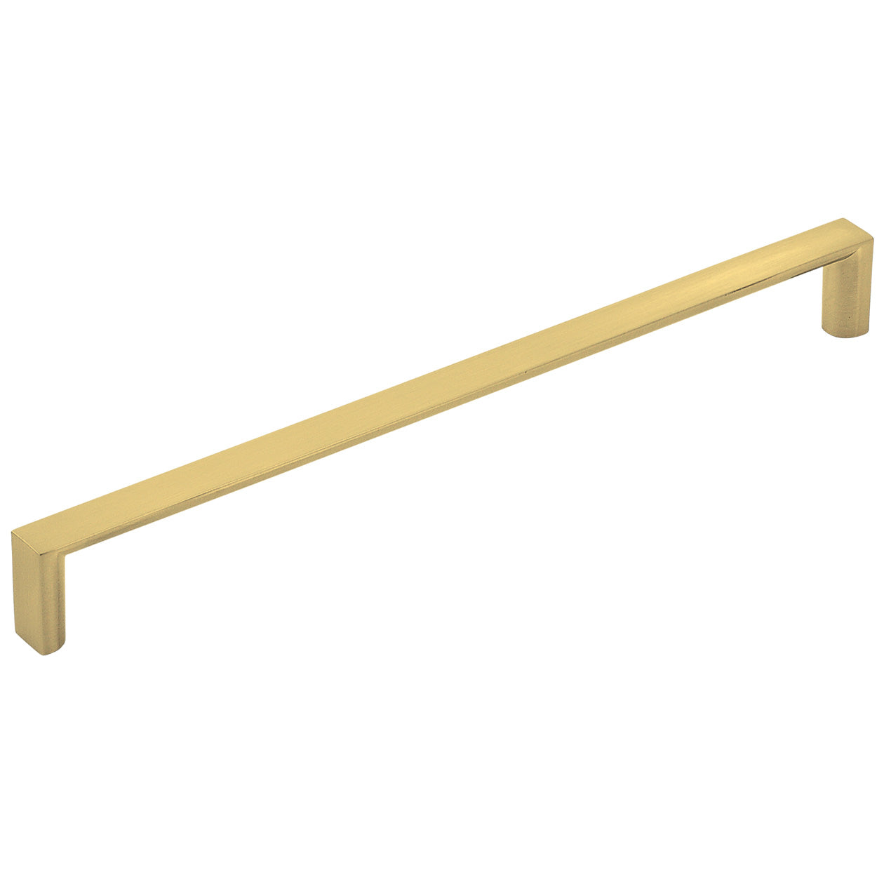 DALLAS D HANDLE 224MM BRUSHED MATT BRASS in Brushed Matt Brass