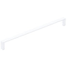 Momo Dallas D Cabinet Pull Handle in white with gold accents, featuring a sleek, modern design for kitchen or furniture cabinetry.