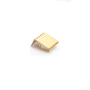 FERRARA LIP PULL 38MM BRUSHED BRASS in Brass