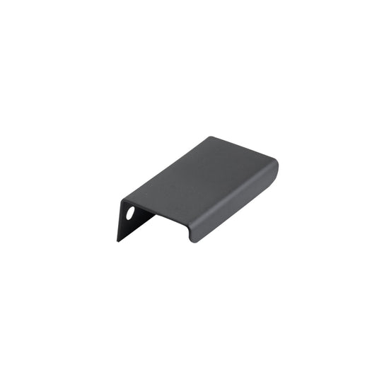 FERRARA LIP PULL 1.5MM THICK X 38MM L 25MM C MATT BLACK in Matt Black