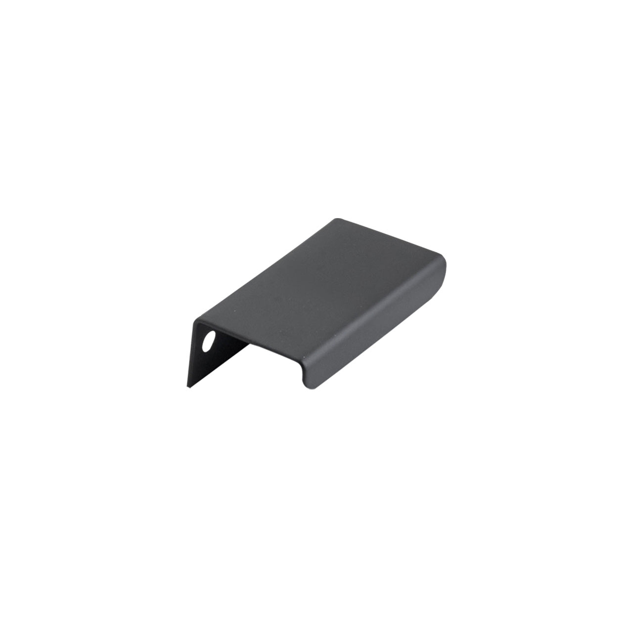 FERRARA LIP PULL 1.5MM THICK X 38MM L 25MM C MATT BLACK in Matt Black