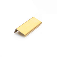 FERRARA LIP PULL 100MM BRUSHED BRASS in Brushed Brass