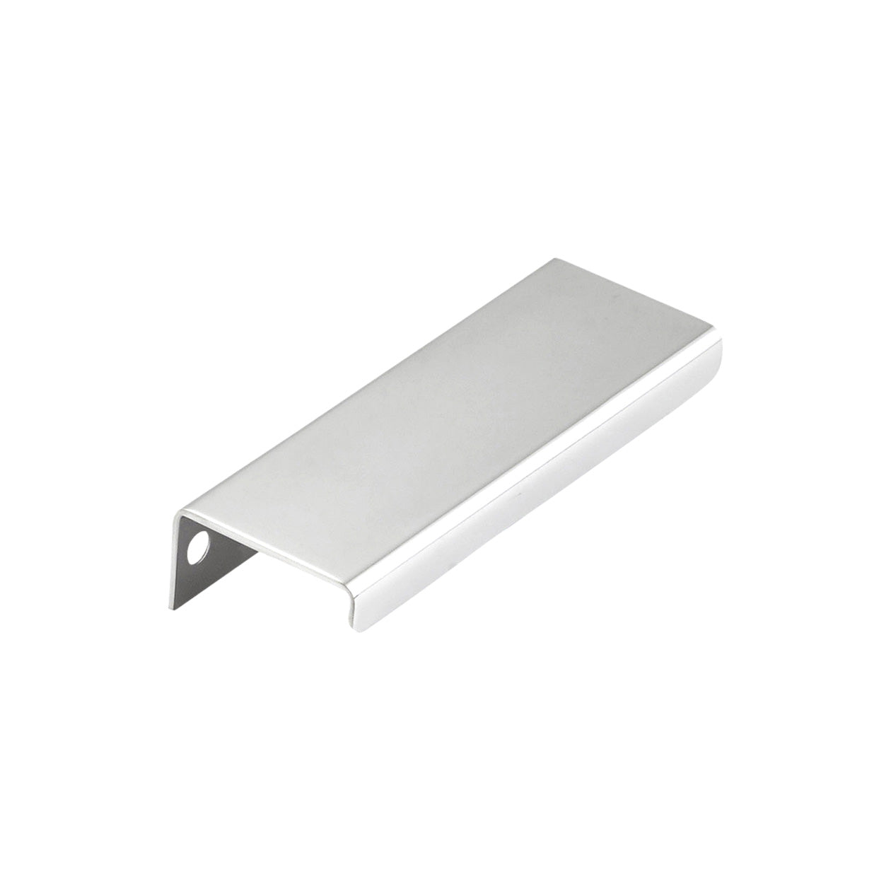 Momo FERRARA Lip Pull in stainless steel with a sleek, modern design, featuring a curved lip pull handle for easy opening.