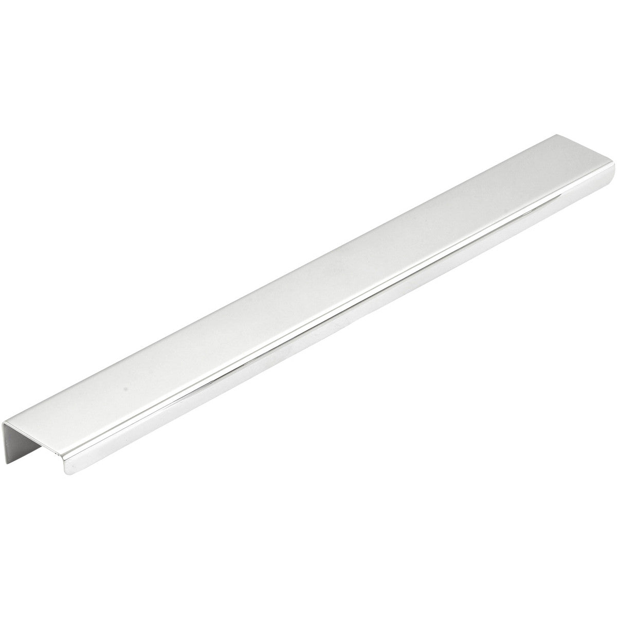 Momo FERRARA Lip Pull hardware component in stainless steel, showing a close-up of the sleek, polished design and mounting details.