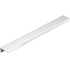 Momo FERRARA Lip Pull hardware component in stainless steel, showing a close-up of the sleek, polished design and mounting details.