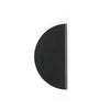 SOLA HALF ROUND LIP PULL - 120MM - MATT BLACK in Matt Black