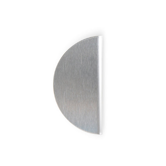 SOLA HALF ROUND LIP PULL - 120MM - STAINLESS STEEL in Satin Stainless