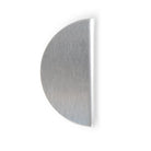 Momo SOLA half-round lip pull handle in stainless steel, mounted on a white background for furniture or cabinetry use.