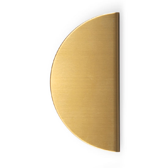 SOLA HALF ROUND LIP PULL - 240MM - BRUSHED BRASS in Brushed Brass