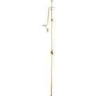 Fanlight Window Operator Polished Brass Unlacquered H900-1115mm in Polished Brass