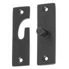 Fanlight Swivel Matt Black H73xW23mm in Matt Black