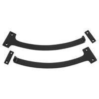 Fanlight Stop Pair Matt Black L190mm in Matt Black
