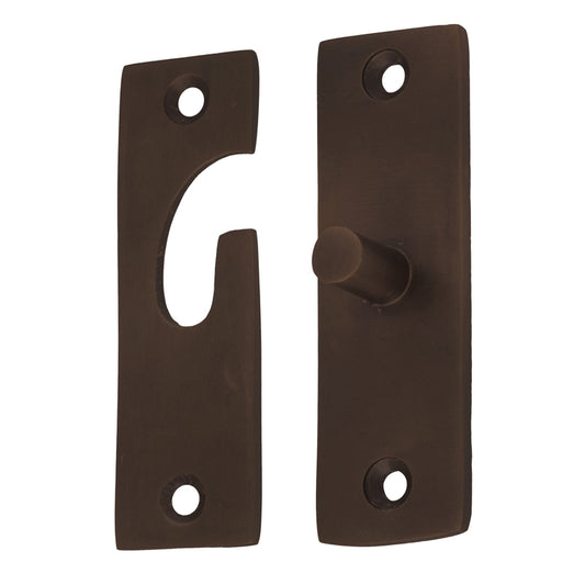 Fanlight Swivel Antique Brass H73xW23mm in Antique Brass