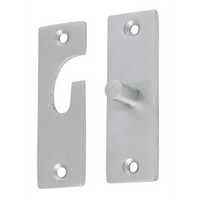 Fanlight Swivel Satin Chrome H73xW23mm in Satin Chrome