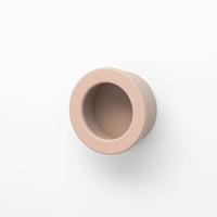 Dune Flush 30mm Round Flush Pull in Dusty Rose