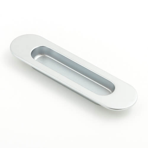 Castella Dune Sliding Door Pull Handle in Satin Chrome