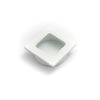 Flush Square Flush Pull in Matt White