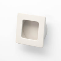 Flush 39mm Square Flush Pull in Dusty Sand