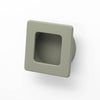 Flush 39mm Square Flush Pull in Dusty Olive