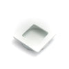 Flush Square Flush Pull in Matt White
