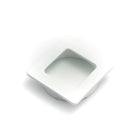 Flush Square Flush Pull in Matt White