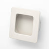 Flush 50mm Square Flush Pull in Dusty Sand