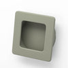 Flush 50mm Square Flush Pull in Dusty Olive
