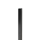 Momo FLAPP Cabinet Pull Handle in black with a sleek, modern design mounted on a cabinet door.