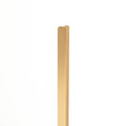 Momo FLAPP cabinet pull handle in brushed bronze finish, modern ergonomic design for kitchen or furniture drawers.