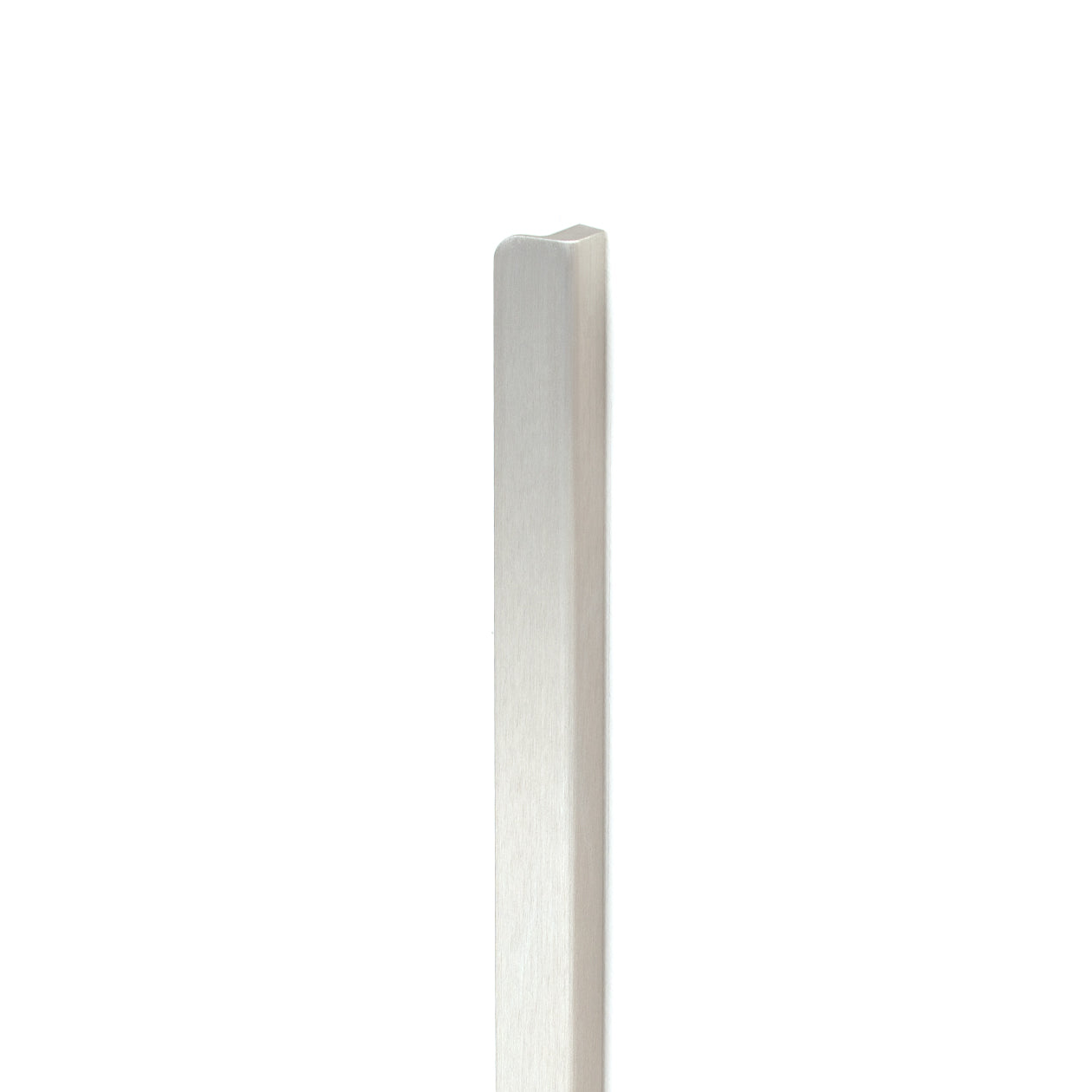 Momo FLAPP Cabinet Pull Handle in dark bronze finish, modern design, mounted on a cabinet door for easy opening.