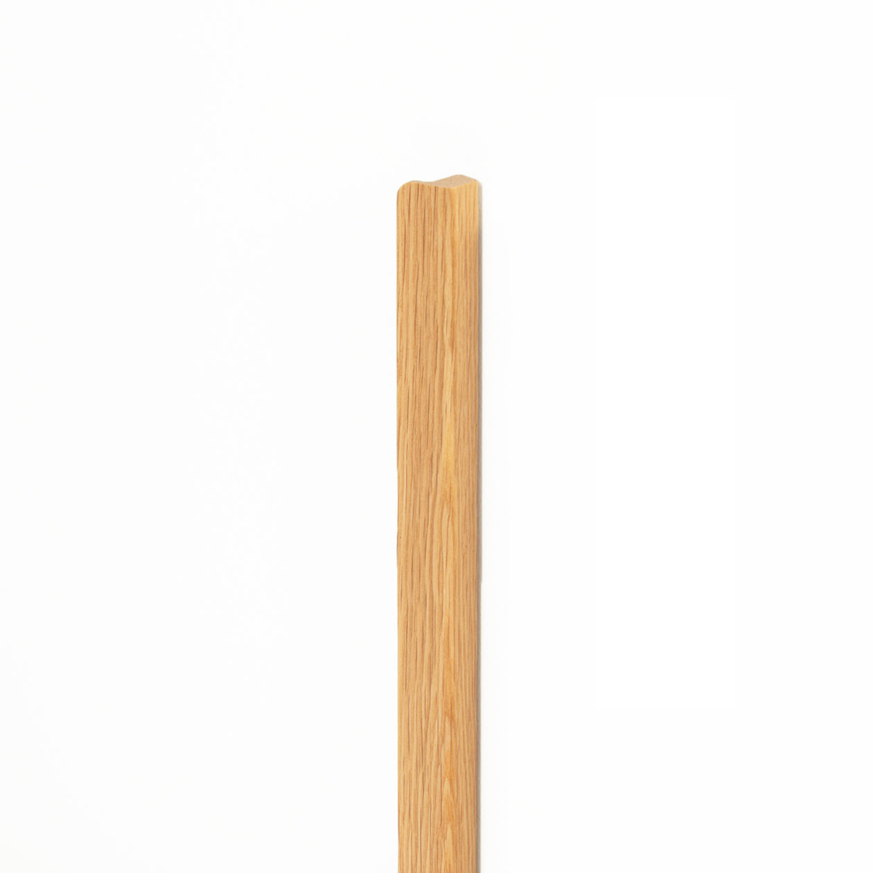 Momo FLAPP Timber Cabinet Pull Handle in oak wood with a sleek, modern design for kitchen or furniture cabinetry.