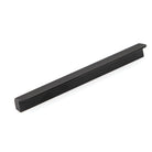 Momo FLAPP Cabinet Pull Handle in black finish, metal kitchen cabinet handle with sleek, modern design and ergonomic grip.