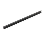 Momo FLAPP cabinet pull handle in black finish, with a sleek, modern design for kitchen or furniture cabinetry.