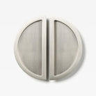 Luna Flush Pull Nickel 150mm Set in Nickel