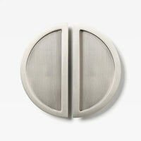 Luna Flush Pull Nickel 150mm Set in Nickel