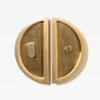 Luna Flush Pull Privacy Live Brass (mid-late 2025) 150mm Set in Live Brass