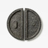 Luna Flush Pull Privacy Tumbled Nickel (mid-late 2025) 150mm Set in Tumbled Nickel