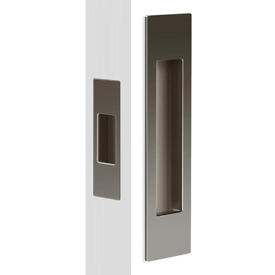 Mardeco Complete Sliding Door Flush Pull Set with End Pull, H190mm x W45mm x D12mm, Face depth 2mm in Bronze