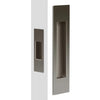 Mardeco Complete Sliding Door Flush Pull Set with End Pull, H190mm x W45mm x D12mm, Face depth 2mm in Bronze