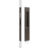 Mardeco M Series flush pull snib lockset with sleek metal finish, designed for secure door locking and easy operation.