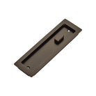 MOMO HANDLES CAVITY SLIDER FLUSH PULL PRIVACY LOCK KIT DARK BRONZE in Dark Bronze