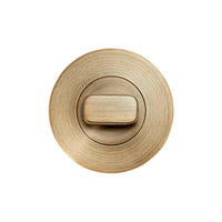 MOMO PRIVACY THUMB TURN SET DARK BRUSHED BRASS in Dark Brushed Brass