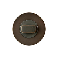 MOMO PRIVACY THUMB TURN SET DARK BRONZE in Dark Bronze