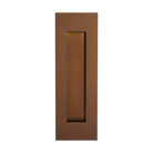 Rectangle Flush Pull Satin Rose Gold 150x50mm in Bronze PVD