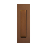 Rectangle Flush Pull Satin Rose Gold 150x50mm in Bronze PVD