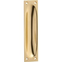 Sliding Door Pull Classic Large Polished Brass H140xW32mm in Polished Brass