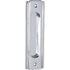 Sliding Door Pull Traditional Chrome Plated H150xW43mm in Chrome Plated