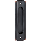 Sliding Door Pull Traditional Antique Copper H150xW43mm in Antique Copper