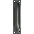 Sliding Door Pull Classic Large Matt Black H140xW32mm in Matt Black