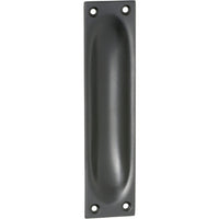 Sliding Door Pull Classic Large Matt Black H140xW32mm in Matt Black